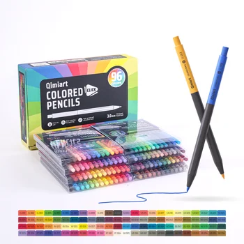 Set di Matite Meccaniche Languo da 3.0mm, 12-96 Colori, con Mina Morbida a Olio per Schizzi, Disegno, Colorazione, Forniture Scolastiche