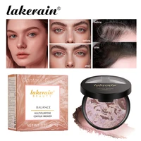 Baked Powder Palette Color Correcting Powder Foundation Balance & Brighten Coverage Semi Matte Natural Finish 1Piece 9g 1
