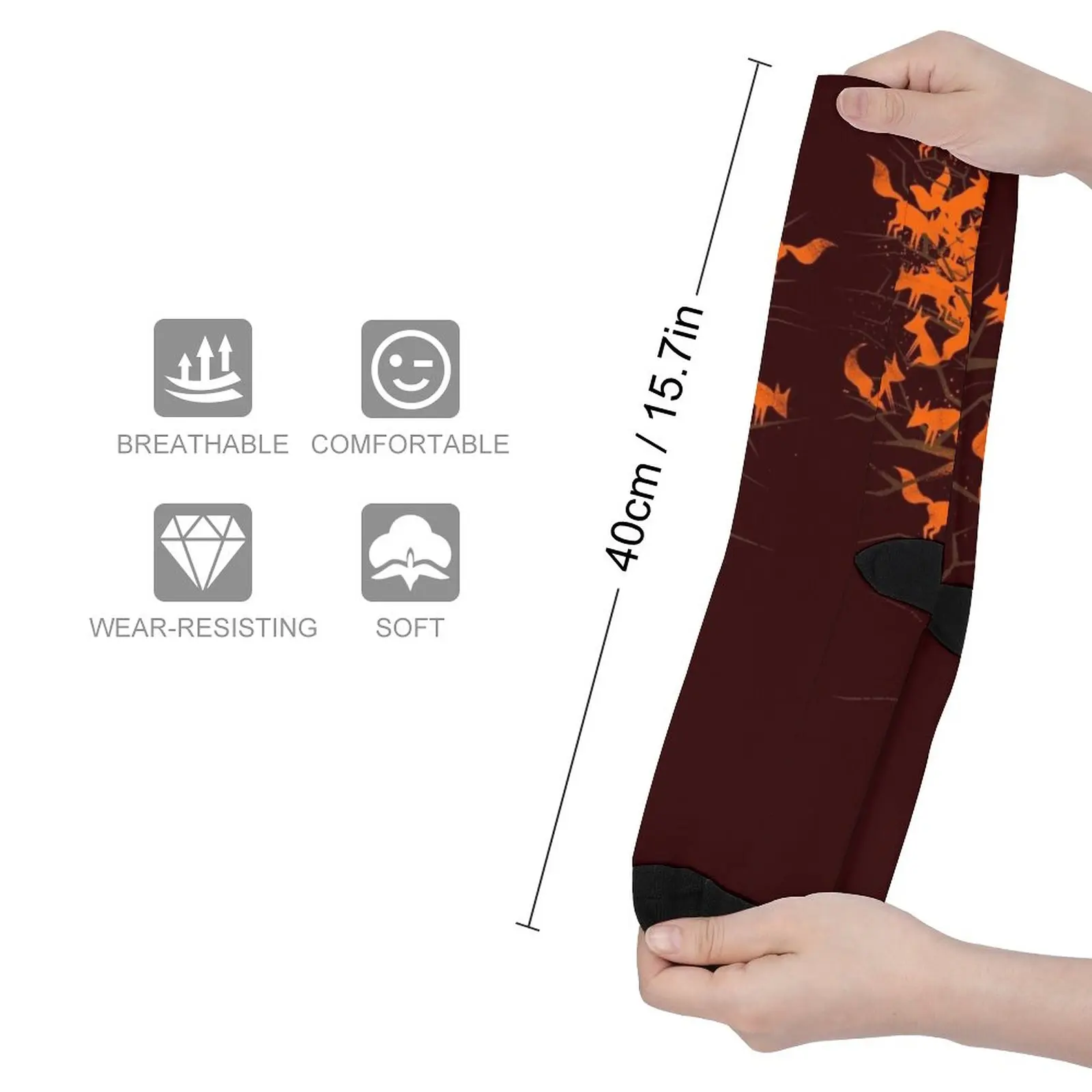 Blazing Fox Tree Socks Sports socks non-slip soccer socks