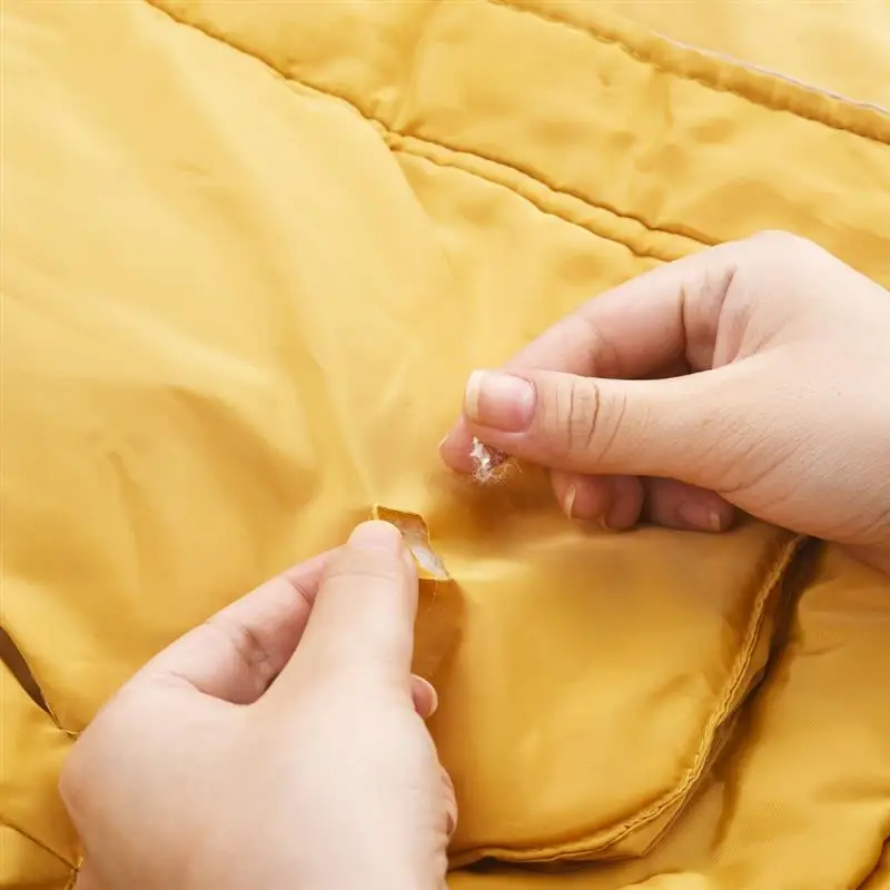 Description Picture 3 of itemDIY Repair Clothed Self Adhesive Black Patches For Down Jackets Pants Clothes Repair Washable Patch Apparel Sewing Fabric