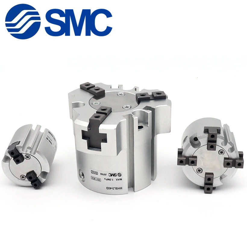 MHS2/MHS3/MHS4 SMC ตัวจับลมแบบนิ้วมือ อะไหล่ทดแทน กระบอกลมแบบหมุนสองทาง 16D/20D/25D/32D/40D/50D 1