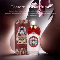 90Mlchinese Tea Perfume Citrus Lemon Jasmine Rose Musk Scent Oriental Flower Wood Fragrance Fresh Long Lasting Eau De Perfume
