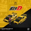 TimeMicro 1:64 Maz-da RX-7 Rain Palace Head Text D Comic Version Alloy Car Model Car for Collection& Display 1
