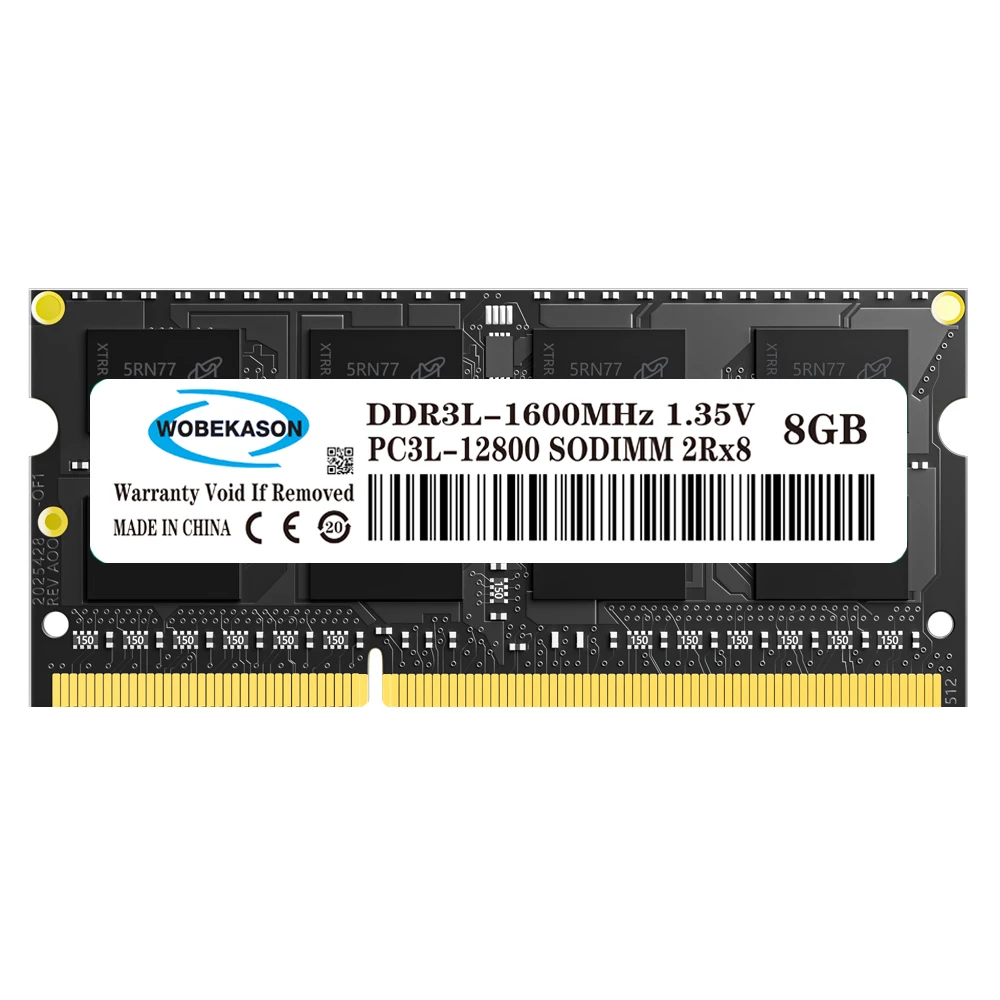 SODIMM Memoria 4GB 2GB 8GB DDR3L Ram PC3L 8500 10600