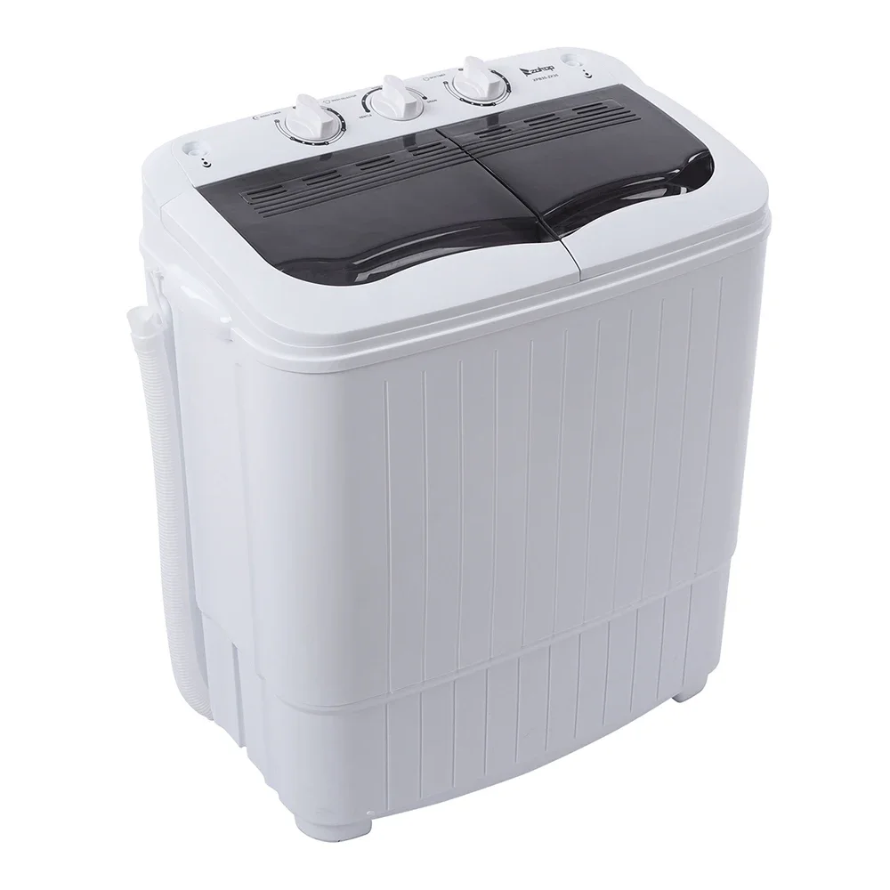 XPB35-ZK35 14.3(7.7 6.6)lbs Semi-automatic Gray Cover Washing Machine 5