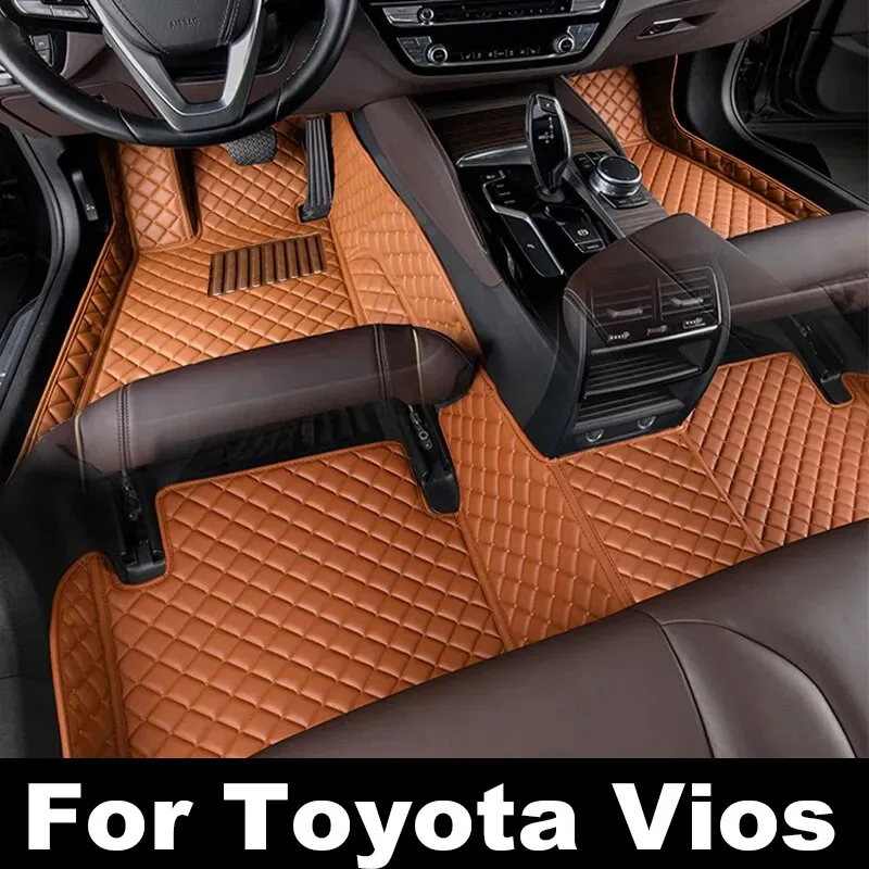 

Автомобильные коврики для Toyota Vios Yaris sedan ATIV Limo XP150 2013 ~ 2022, коврики, кожаные коврики, водонепроницаемые напольные коврики, набор автомобильных аксессуаров