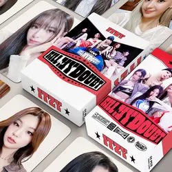 55pcs/Set Kpop Itzy Lomo Card New Album Rill Mydoubt Hd Double-Sided High Quality Postcard Photo Cards Fans Collection Gift