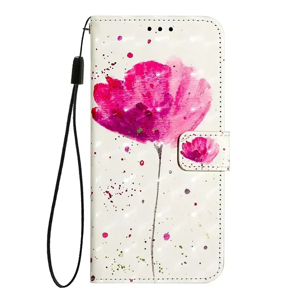 Colorful PU Leather Flip Wallet Phone Case with Card Holder
