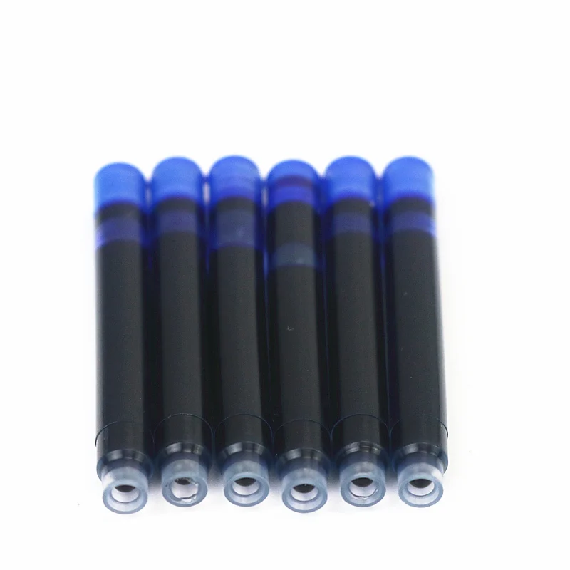 Hero 2.6mm Fountain Pen Ink Capsule 6PCS/Set Black Blue DarkBlue Large bore 4