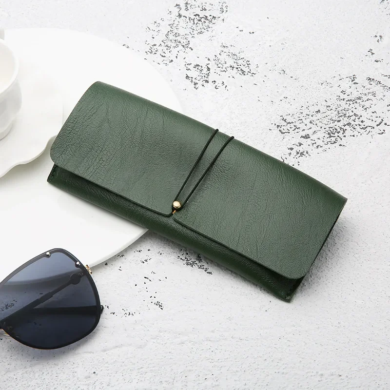 1PC Portable PU Leather Glasses Case Sunglasses Holder Box Eyeglasses Storage Pouch Bag Cover Eyewear Accessories