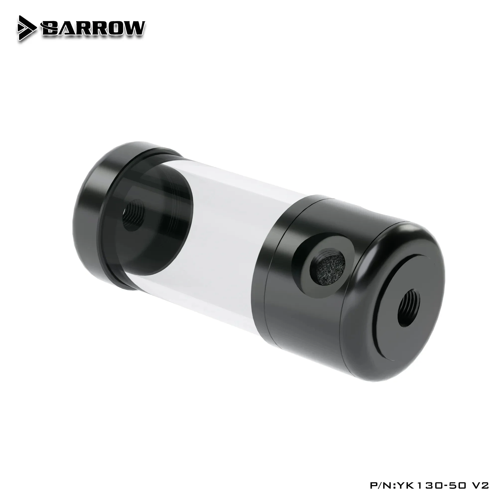 Tanque de Água do Carrinho de Mão-acrílico 50 mm Diâmetro 130 mm 180 mm 230 mm 280 mm para Sistemas de Refrigeração do pc - Imagem 3