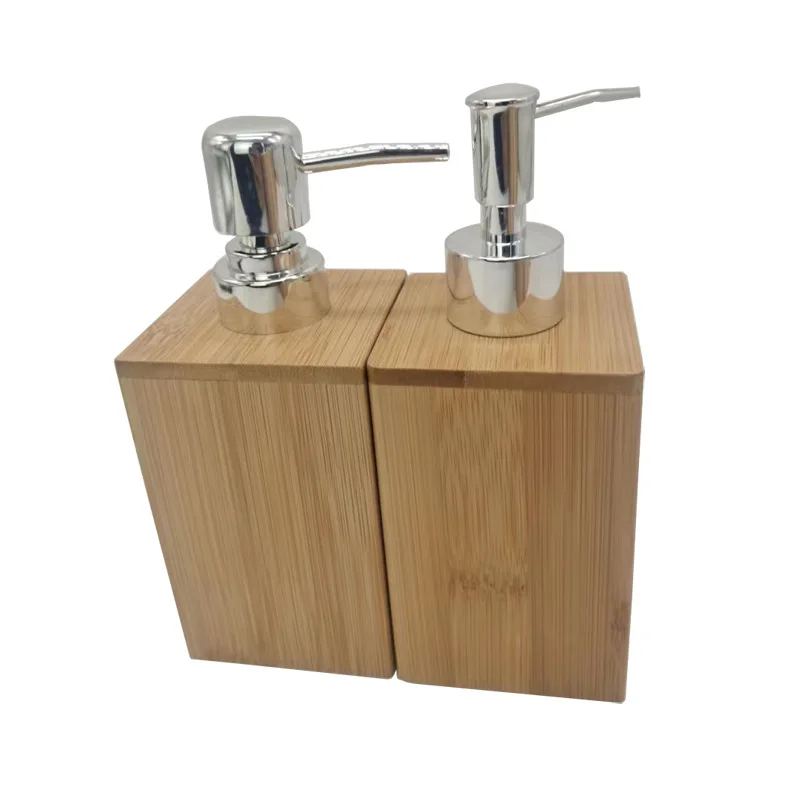 

Бамбуковый дозатор мыла для гостиниц, лосьон для ванной комнаты, Женский контейнер, оптовая продажа, органайзер для ванной комнаты