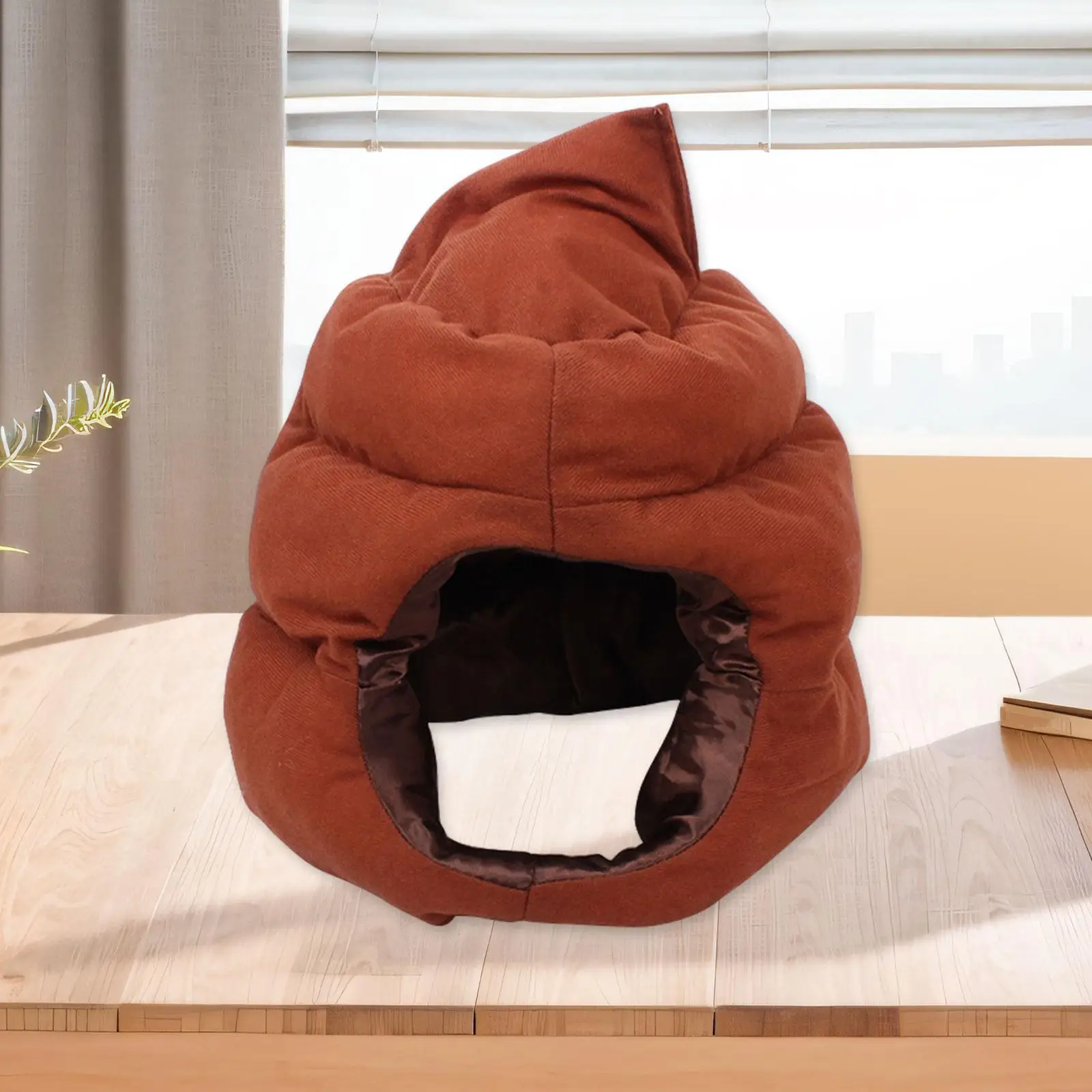 Shit Shaped Hat Funny Decor Cosplay Poop Hat for Carnival Festival Birthday