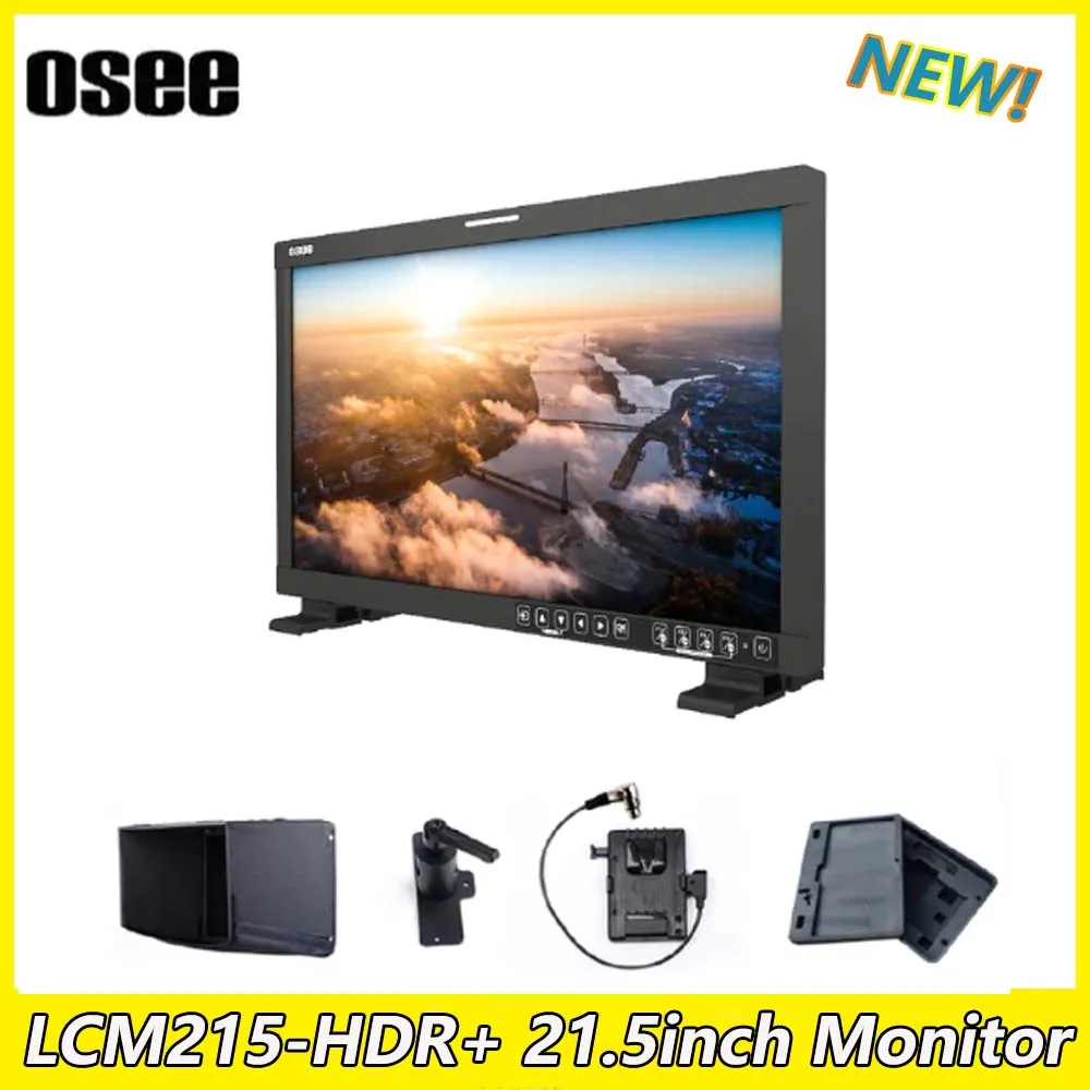 

OSEE LCM215-HDR+ Monitor 21.5inch 1500nits HDR Field Production Monitor Kit HDMI-compatible & SDI FOR FUJI/GoPro/JVC/RED/Sony