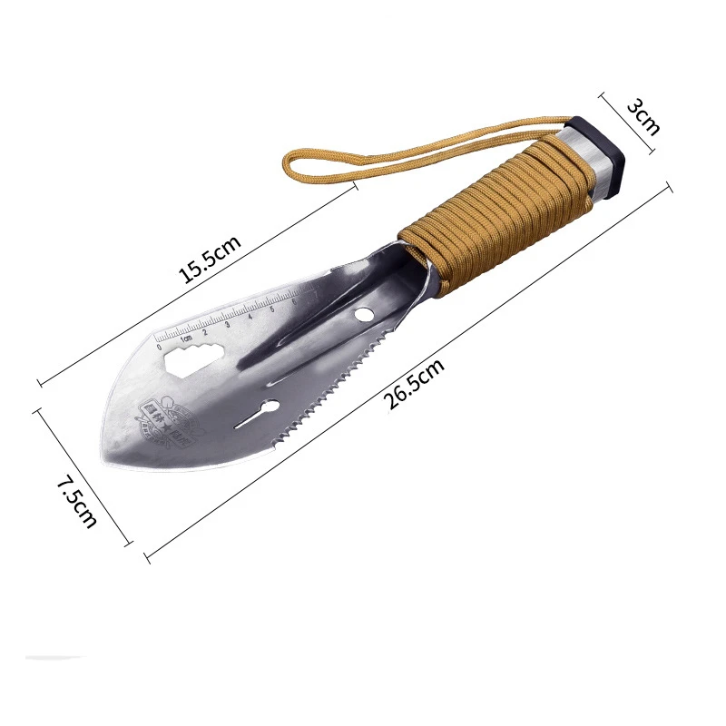 Pelle pliante, pelle de camping, pelle de survie pliante multifonction