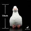 Peace Dove Toy High Fidelity Pigeon Plushie White Pigeon Peluche Lifelike Stuffed Animals Simulation Doll Kawai Toy Gifts Kids 2