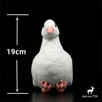 Peace Dove Toy High Fidelity Pigeon Plushie White Pigeon Peluche Lifelike Stuffed Animals Simulation Doll Kawai Toy Gifts Kids 2
