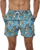 Men Summer Swimwear Beach Shorts For Men Digital Print Male Swimming Trunks Quick Dry Man Surf Board Shorts Beachwear 2