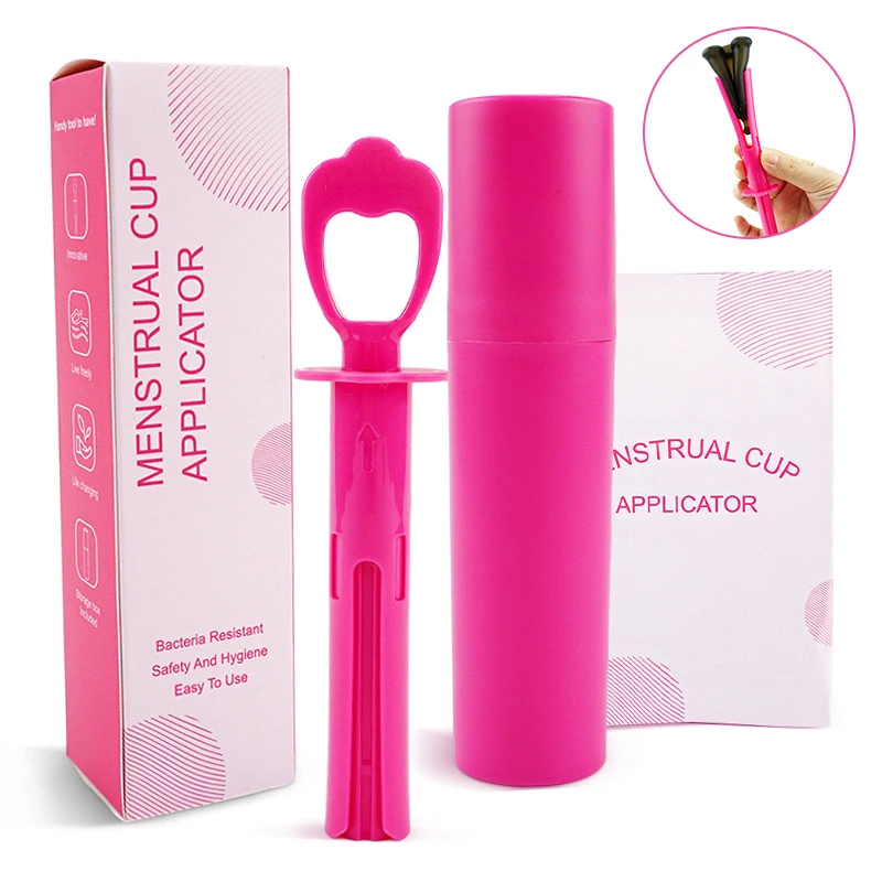 Plastic Menstrual Disc Menstrual Cup Booster Portable Medical Feminine Hygiene Product Leak-Proof Period menstrual cup booster