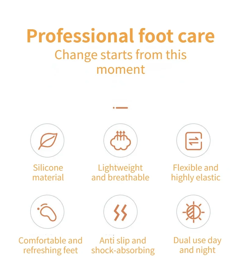 Heel Protection Overshoes Heel Dry Cracking Socks Foot Anti-Cracking Tools Heel Anti-Cracking Patches Silicone Foot Protectors