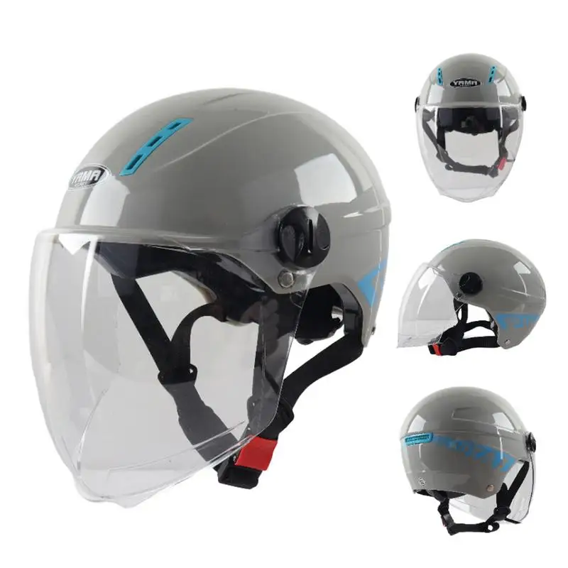 

Full Face Motorcycle Helmets Shockproof Motorcycle Helmets 3C Certified Half Motorcycle Helmets Cycling Motocross For Women Men