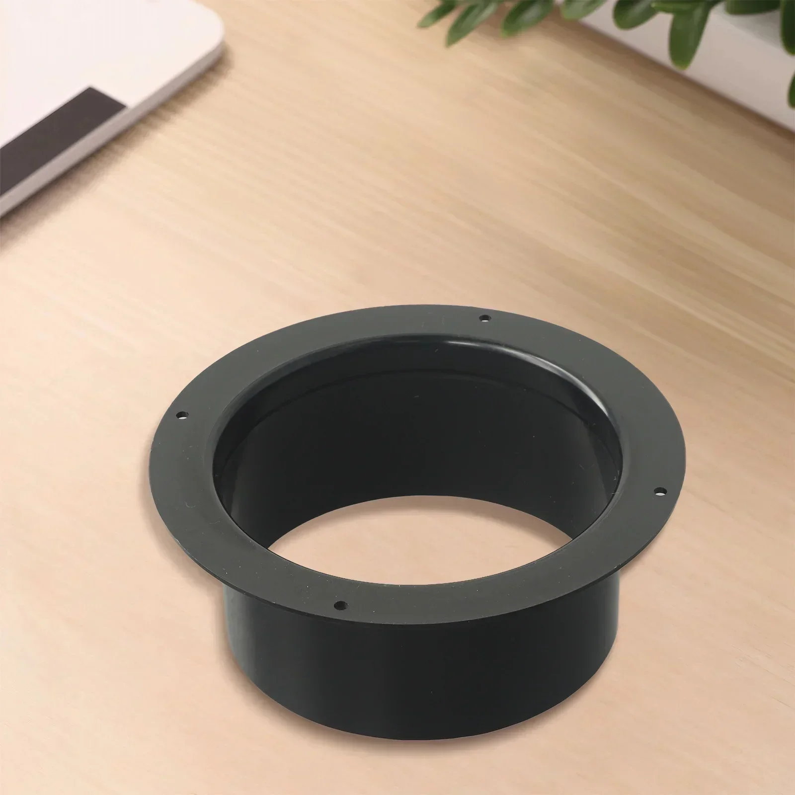 ABS Wall Flange Connector For Ventilation Pipe Air Ducting Connection Round 75/100/120/150mm Wall Flange Connector 1PC