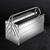 Three-Layer Folding Thickening Toolbox Stainless Steel Multi-Function Toolbox Industrial Portable Hardware Storage Household 6