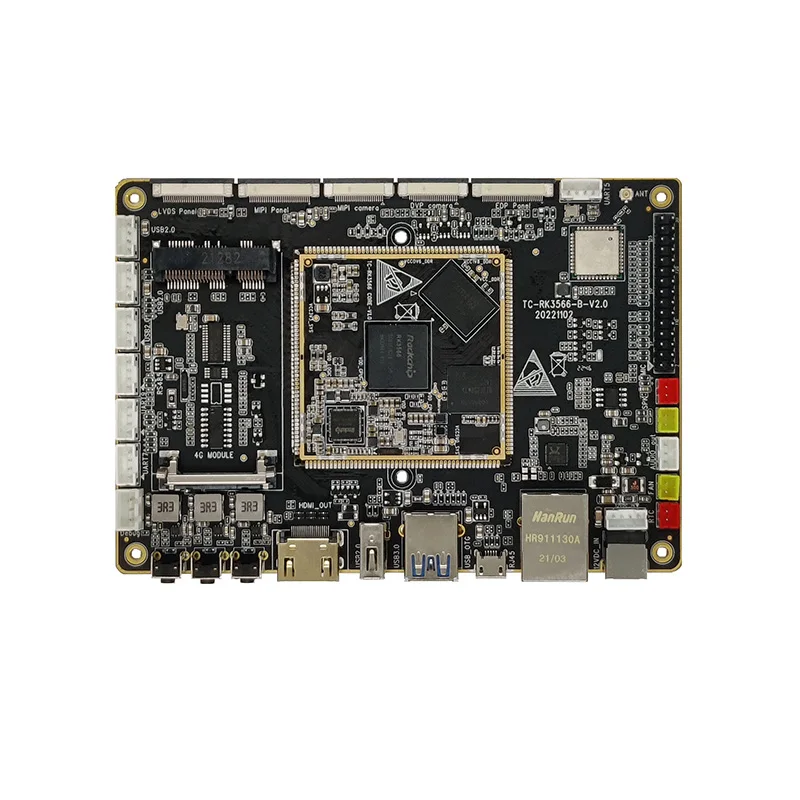 

Dual-core GPU for industrial computer RK3566 Quad Core AI IOT ARM embedded Industrial Open Source Development Board