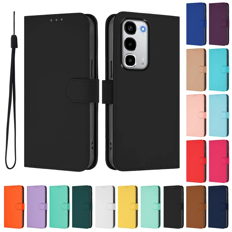 Candy Solid Color Flip Cover for Realme - Premium Protective Case