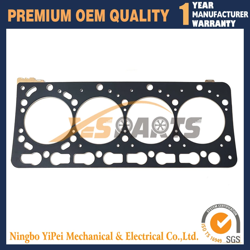 

Head Gasket 1C020-03310 For Kubota V3300 V3600 Engine