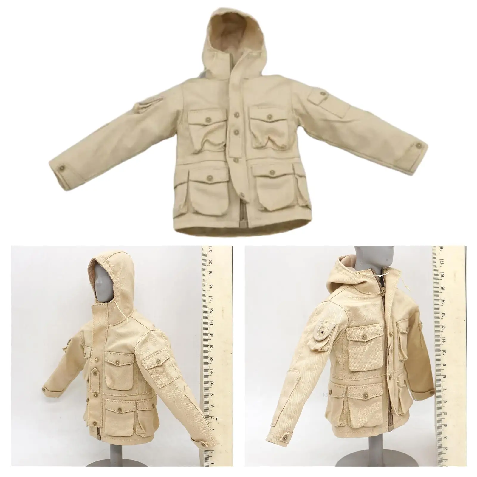 

1/6 Scale Action Figures Jacket Male Figure Coat Fashion Dress up Action Figures Clothes Costume for 12inch Male Dolls Figure