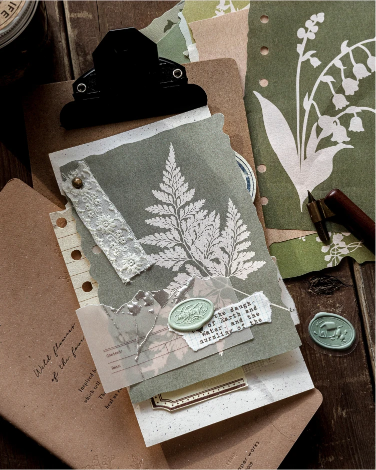 20 Stück Vintage-Papier, großes Format, Deko-Retro-Schreibwaren, Schreibpapier, Junk-Journal-Etiketten, Scrapbooking-Materialien – Detail 21