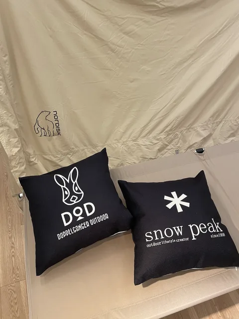 [최신|인기상품]dod텐트 => DOD 블랙 이웃집 장식 베개 케이스: 안락함과 스타일의 완벽한 조화 [ChinaNOW | 추천상품]