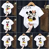 Summer Disney Mickey Mouse Child Cotton T-Shirt Kawaii T Shirt Anime Cartoon Casual Baby Clothes Tee Shirt Kid Girl Boy Y2K Top 1