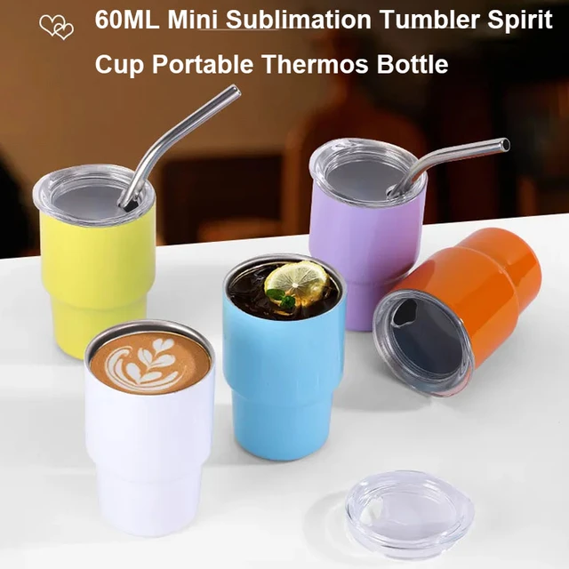 2 oz 3 oz Mini Tumblers Shot Glass, Double Wall Vacuum Sealed