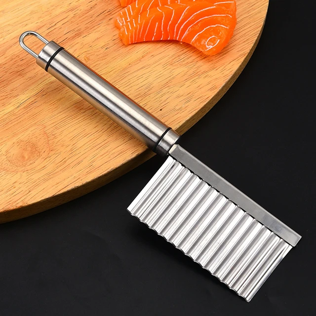 Kitchen Tools Accessories Potatoes Cut  Potato Chips Cutter Wavy Knife -  Potato - Aliexpress