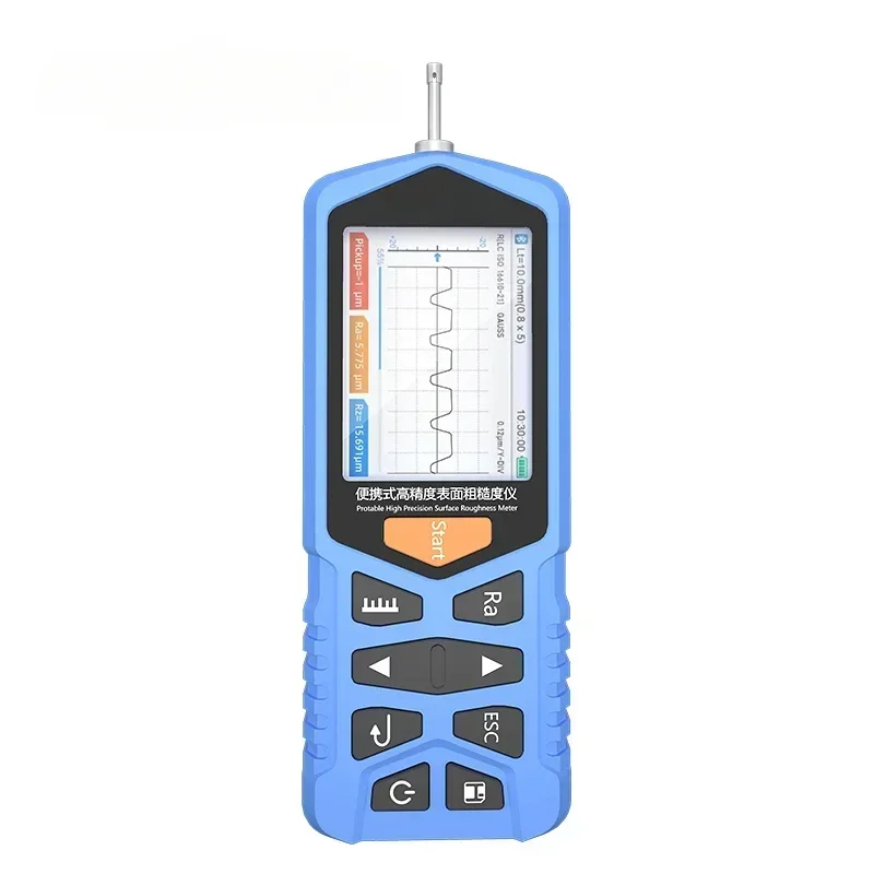 OLED Digital Display Surface Roughness Tester 0.001um Precise Data Connect PC Printer Factory Lab Surface Roughness Gauge Tools 4