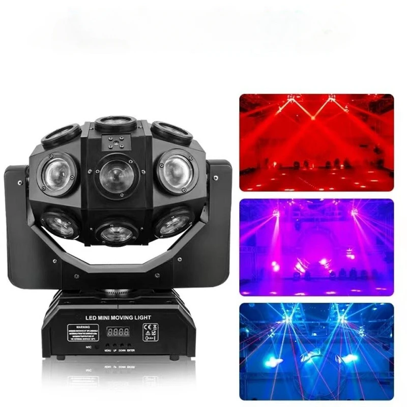 

LED Bee Eye Moving Head Light 18X12W RGBW 4in1 Professional Stage Light Whirlwind Par DJ Beam Wash Effect Light Birthday Dance