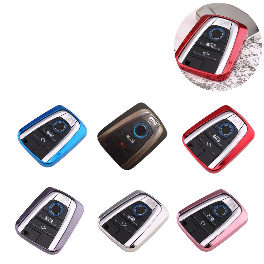 

Smart Remote Key Fob Case TPU Holder Cover Key Shell Stylish Protector For BMW I3,I8 Series Key Case Cover Fashion Trim 3 Colors