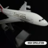 1:400 Scale Metal Airplane Emirates A380 Airlines Boeing Airbus 4