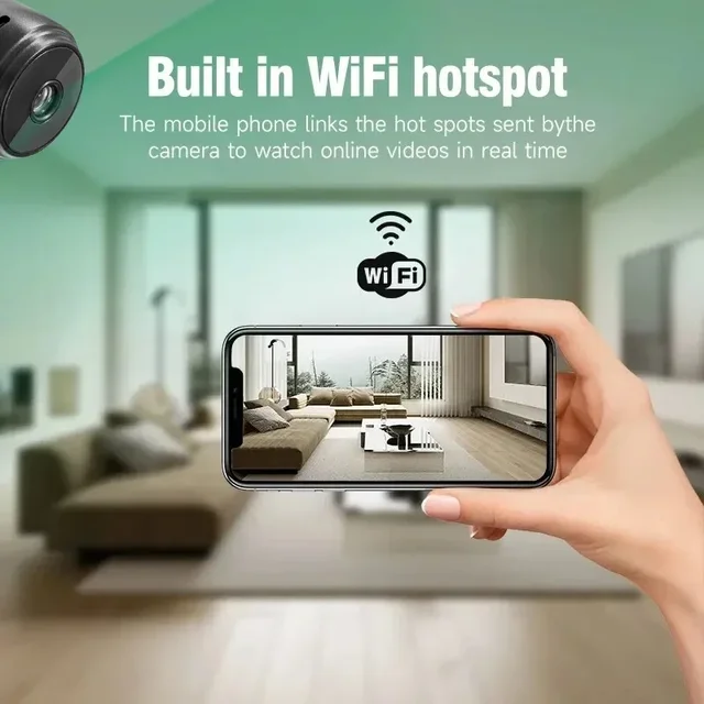 A9 Mini HD 720P Smart Home Security Camera with WiFi and Remote Monitoring Capability 3