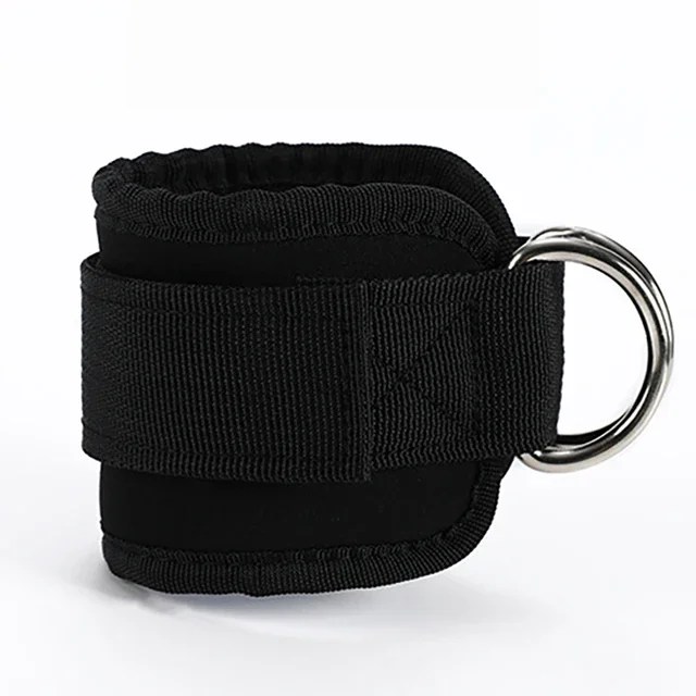 Fitness Ankle Straps Adjustable D-Ring Support Cuffs Gym Leg Excercises Training Workouts Sports Fit Guard Safety Abductors Ankle Support
