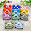 10pcs Silicone Teeth Food Grade Mini Silicone Car Baby Cartoon Tooth Beads for DIY Necklace Chain Accessories 1