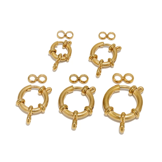 Magnetic closure 14K Gold Filled 4.5mm with 5mm Spring Ring Clasp, Nec