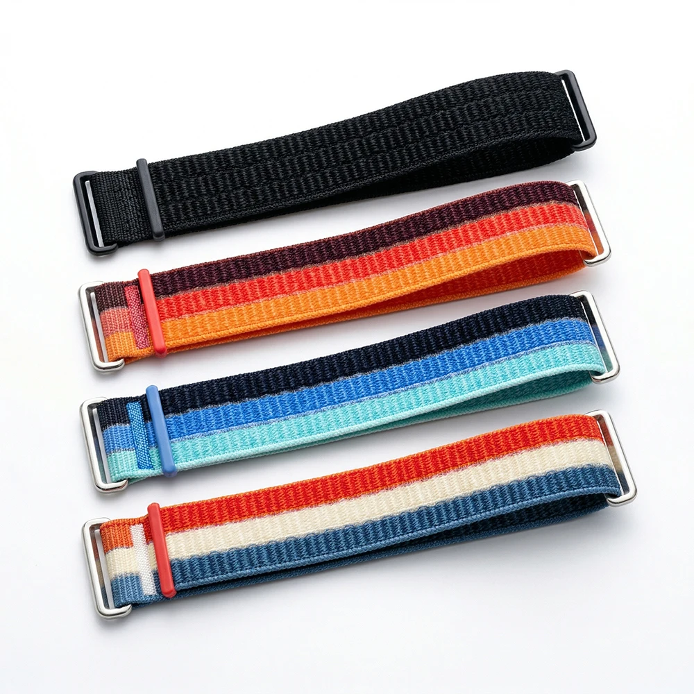 Sports Nylon Loop Strap - Premium Replacement Wristband - Fabric Band Accessories
