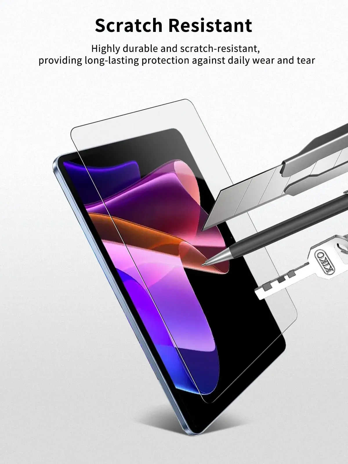 Tempered Film for Blackview Mega 2 (12 inch) 2025 HD Screen Protector Tablet Protective Glass HD Transparent Anti-fall 3
