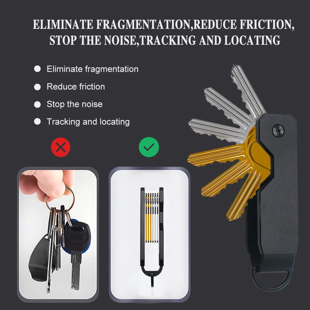 Cercatore di chiavi per auto portatile cercatore di chiavi anti-smarrimento smart find locator portachiavi fischietto segnale acustico controllo del suono torcia a LED  30