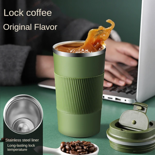 380ml 510ml Stainless Steel Coffee Cup Thermal Mug Garrafa Termica Cafe  Copo Termico Caneca Non-slip