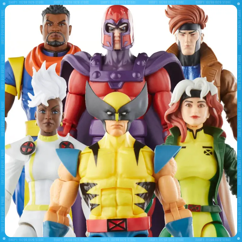 

Marvel Legends Figure Series X-Men Marvel Rogue Bishop Storm Magneto Wolverine Gambit Action Figures Model Toy Christmas Gifts