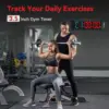 Gym Timer 3.5" Large LED Display Wall Clock Gym Interval Workout  Count Down & Up  Stopwatch Digital Timer for Fitness Home 5